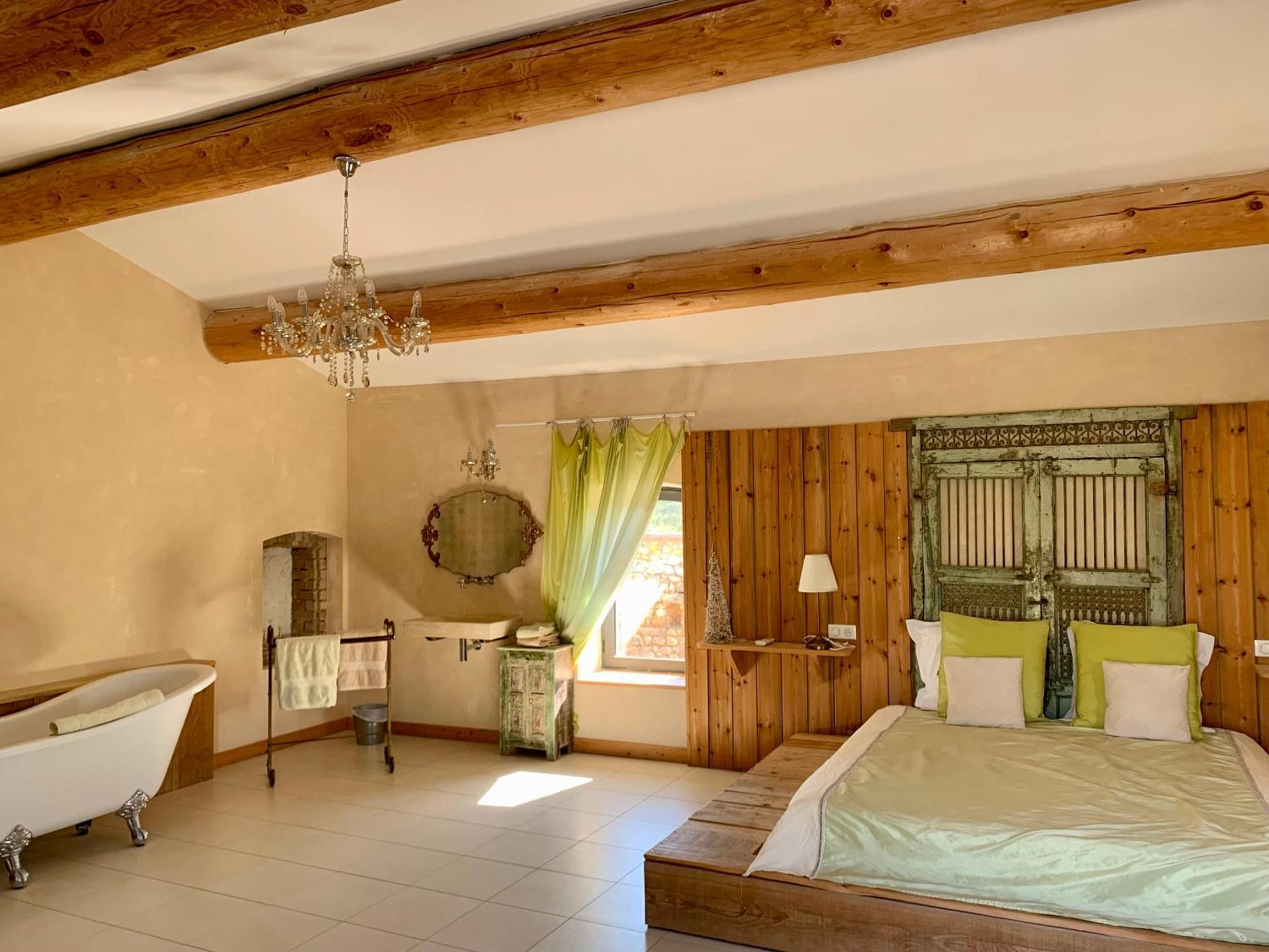 Mas Des Terres Rouges Villa Vezenobres Luaran gambar